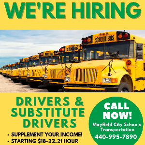 BECOME A WILDCAT! We're hiring bus drivers, cafeteria workers, subs & paraprofessionals