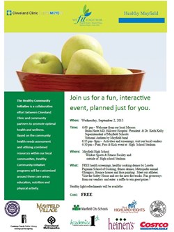HEALTHY MAYFIELD: Free Family Fun - Sept. 2nd - Kids can play Animal Olympics, Bouncy House & Punt, Pass, Kick