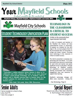 YOUR MAYFIELD SCHOOLS: Read the Special Report about the new Student Technology Unification Plan