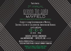 GREEN TIE GALA - Get ready to dine and dance on February 10th for Mayfield Schools