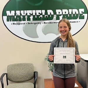 May Student of the Month 