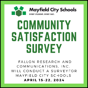 COMMUNITYY SATISFACTION SURVEY:  April 15-22, 2024