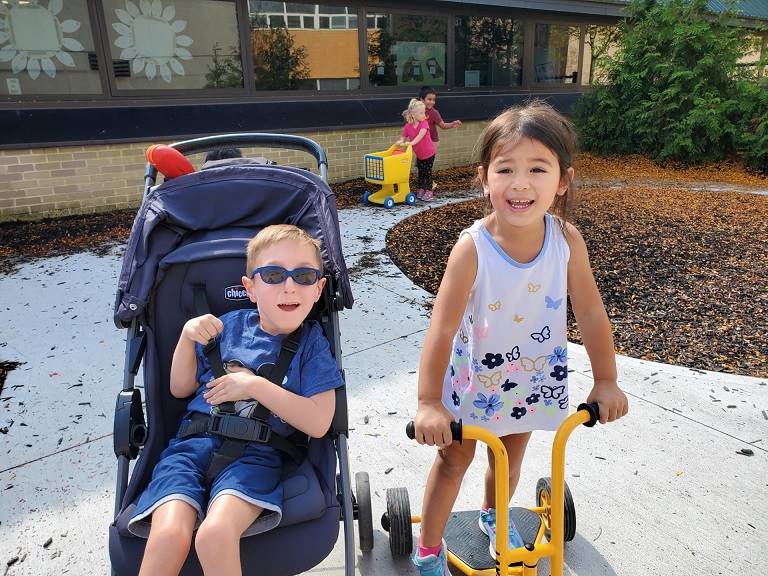 friends outside